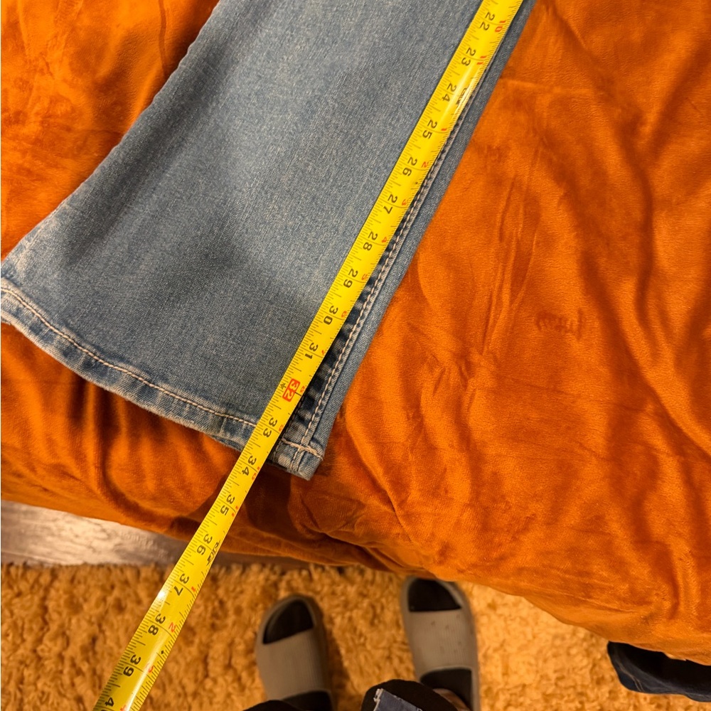 Miss Me Light Blue Boot Cut Jeans with Embellished Pockets - Picture 5 of 6